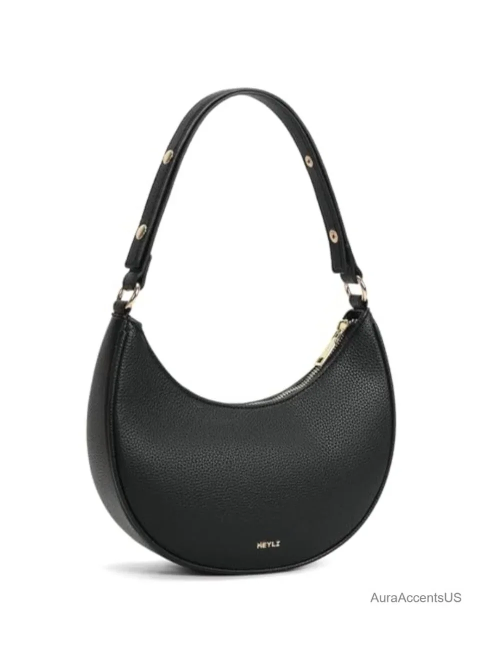 PU Leather Hobo Handbag with Adjustable Strap and RFID Protection